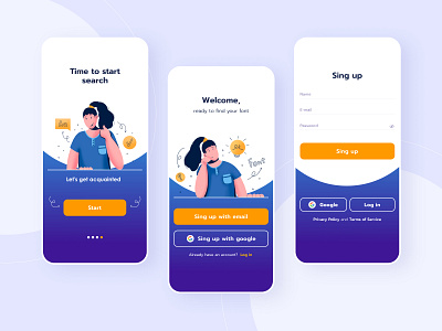 Sign Up app art dailyui debut design dribbble graphic design illustration mobile popular portfolio tex ui ux vector web