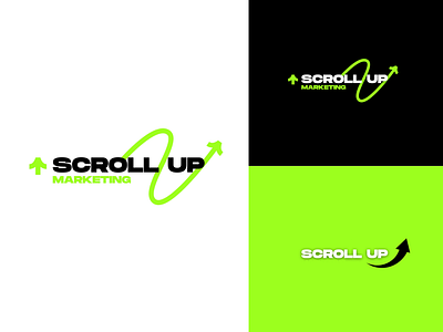 "Scroll UP" Social Media Management Agency Project adobe illustrator adobe photoshop app banner design branding design graphic design illustration logo marketing newsletter package typography vector