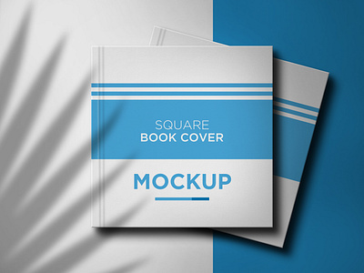 Square Book Cover Mockup book cover mockup brand identity brochure mockup flyer mockup hard cover mockup logo mockup mockup design mockup psd square book mockup