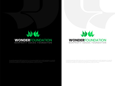 WONDER FOUNDATION | Nonprofit abstract branding corporate development entrepreneurs foundations gredient hand illustrator international letters logodesign nonprofit socail support symbol ui ux wordmark wordmark logo desing