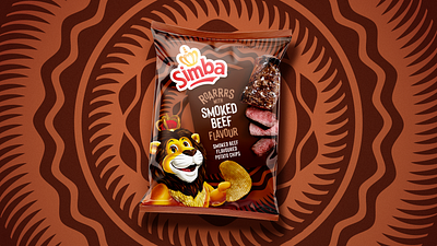 Simba Chips -2 packaging design pattern snacks