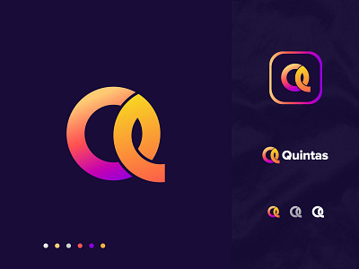 Q Letter Logo Mark - Q Modern Letter Logo For Sale abstract logo app app logo design brand branding creative logo design flat gradient logo icon logo logo design logo designer minimal modern logo q letter q letter logo q logo trendy logo typography