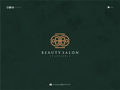 Beauty Salon brand brand design brand identity branding branding design flatdesign illustration logo logodesign logomaker logotype typography vector