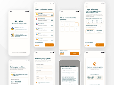 Houzecheck Booking Screens app booking booking app clean cool interface interfacedesign minimal mobile app mobile app design mobile application mobile apps mobile ui mobile ui design schedule screens ui uidesign user interface design ux