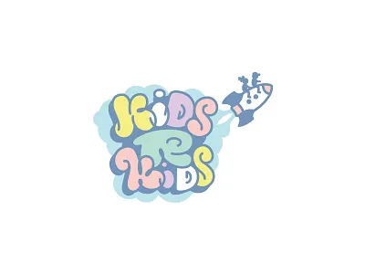 Kids'R'Kids ver.2 bombing childrens graffity kids lettering logo rocket shop toy type