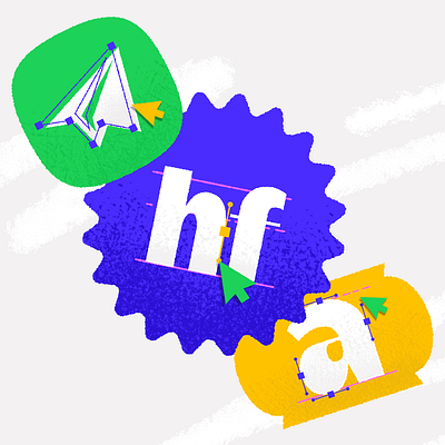 Type icons badge brand font icon letters logo logotype monogram