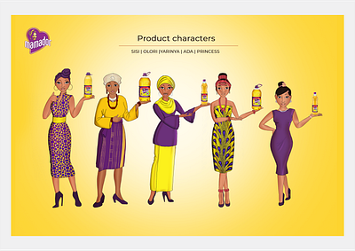 Mamador Product Character Design brand identity character design product design social media design