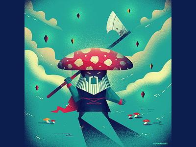 :::Mushroom Fighter::: character character design characters concept art fighter game illustration mushroom warrior