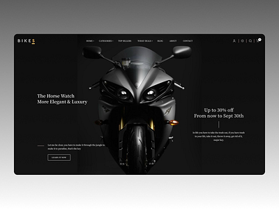 Bikes Web Concept