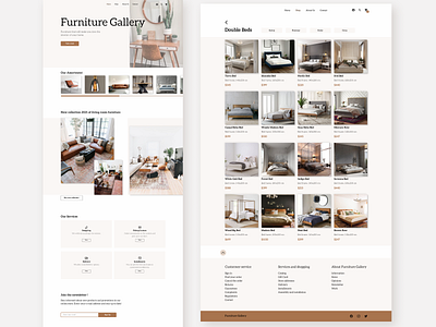 Store. Furniture Gallery brown carousel design ecommerce fashion brand fashionable furniture industrialdesign intro landingpage list view loft minimal newdesign photos shopping store design ui website webstore