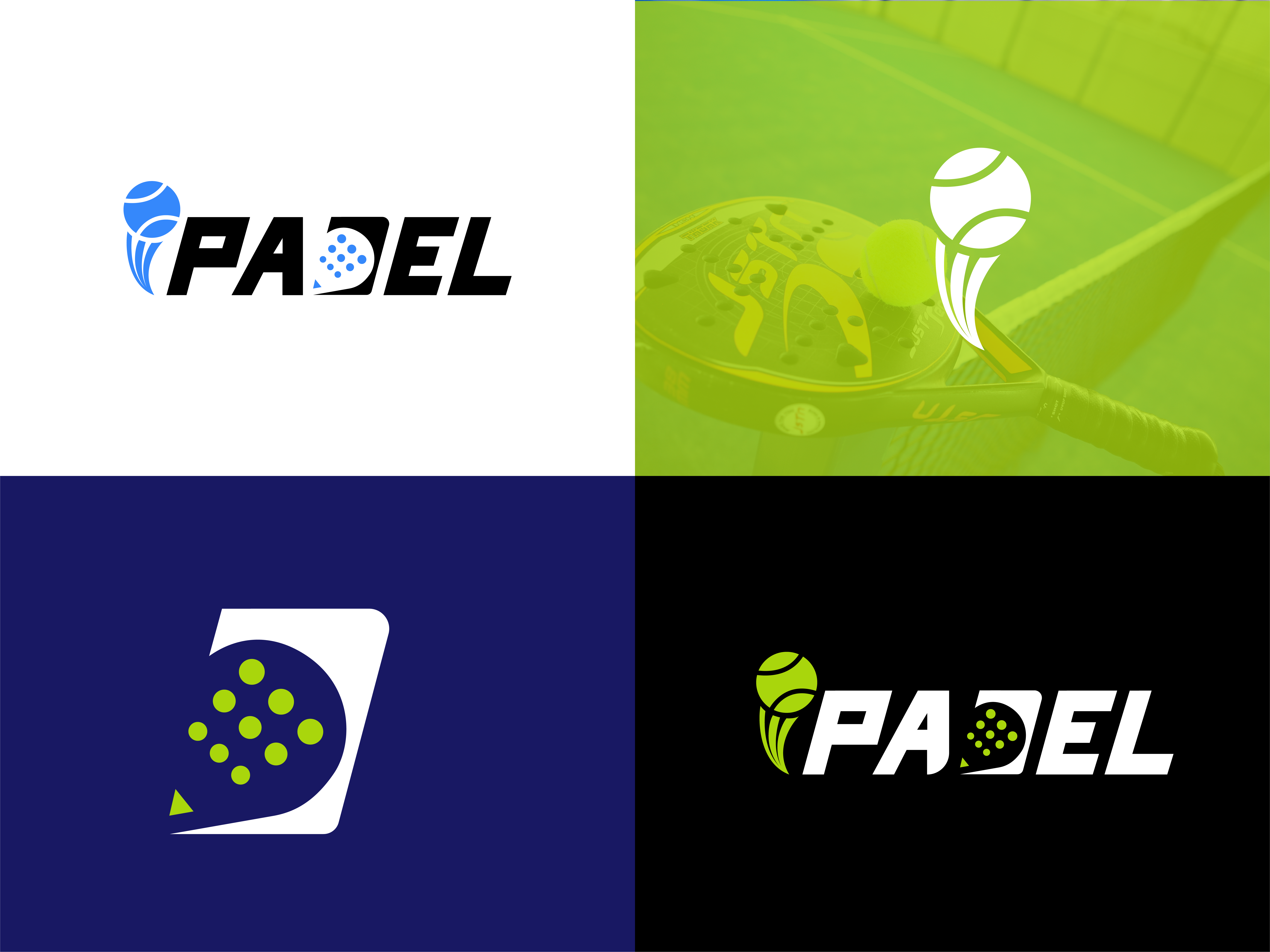 Example of Padel Racket Logo Design 