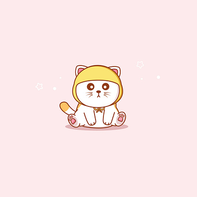 Fat Cat adorable animal cartoon cat cats character characterdesign cute cute animal cute illustration illustration kitten kittens kitty meow pet pets puppy sweet tail