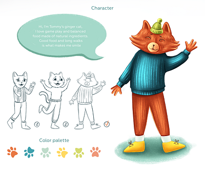 Character development for cat food packaging artwork character character design character development characterdesign children illustration digital illustration illustration illustrator kidlitart kids illustration