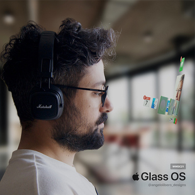 Apple Glass OS - PREVIEW 👓 apple glass apple glass os apple glasses ar os arheadset augmented reality iglass iglasses mixed reality smart glasses virtual reality