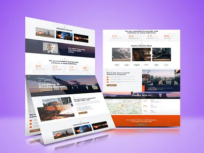 Creative & Professional agency website app book creative creative design design landingpage mordern professional design ui ux web