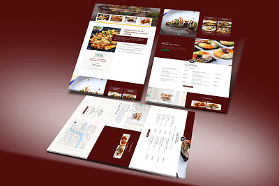 Delicious Food To Make Every Occasion Special agency website book delicious design food lander landingpage special ui ux web