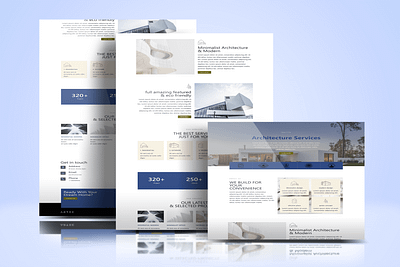 ARCHITECTURE SERVICES agency website app architecture book design lander landingpage services ui ux web