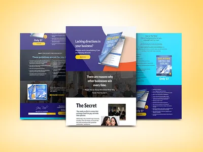 Lacking Directions in Your Business agency website app book branding design lander landingpage ui ux web