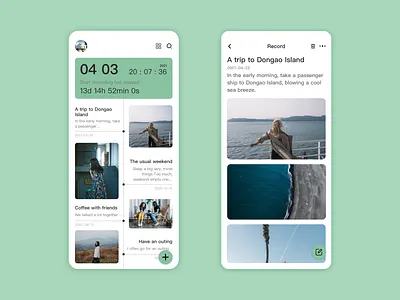Recording application app design sketch ui ux