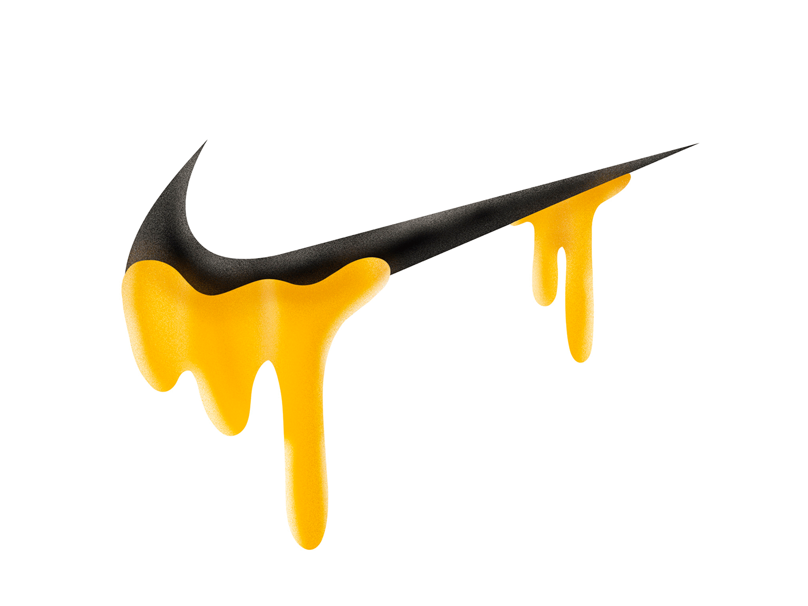 NIKE - JUST CHEESE IT animated gif animation art branding cheese design digital design drip gif graphic design illustration logo motion graphic nike nike air procreate sport swoosh texture vector