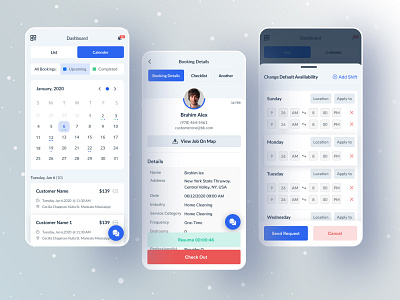 Booking apps apps apps design booking app booking apps calendar app mobile mobile app mobile ui modern modern app modern app design profile design ux