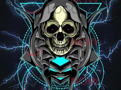 Artistic Skull animation artistic logo branding business logo design design illustration logo design logodesign logos logotype skull skull art typography