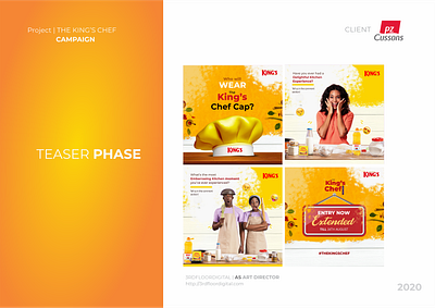 Devon Kings The Kings chef campaign branding corporate branding corporate design corporate identity design minimalistic photoshop poster design print ad product design social media design