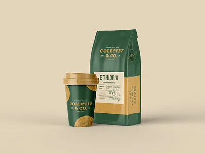 Colectiv & Co. Coffee packaging design brand design branddesigner branding coffee coffee brand coffee packing creative design flat grapgic design logo design minimal packaging