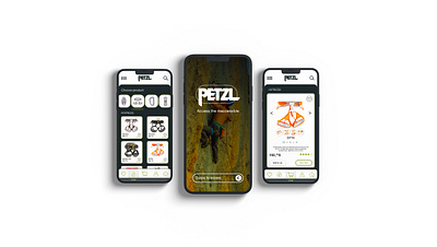 app Petzl adobe xd design minimal ui ux vector web website