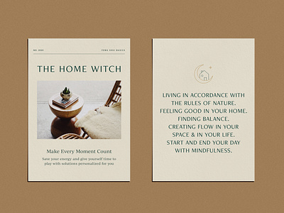 The Home Witch - Feng Shui branding feng shui illustration magic pdf pdf design print print design