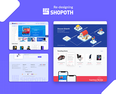 Redesigning Shopoth adobe xd design ecommerce shopping ui ux web ui