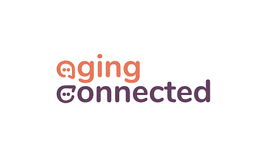 Aging Connected Logo brand design branding logo logo design