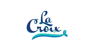 La Croix brand branding logo logo design