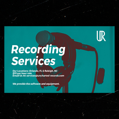 Recording Services Social Media Posts branding design graphic design icon social media social media post socialmedia socialmediapost typography vector web