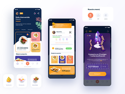 RESTAURANT REWARD adobexd concept concept design delivery design design app figma food food app menu restaurant ui uidesign uxdesign