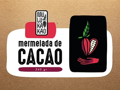 Mulukakao: Cocoa Jelly art black branding cocoa colors design illustration logo native nicaragua packaging product vector