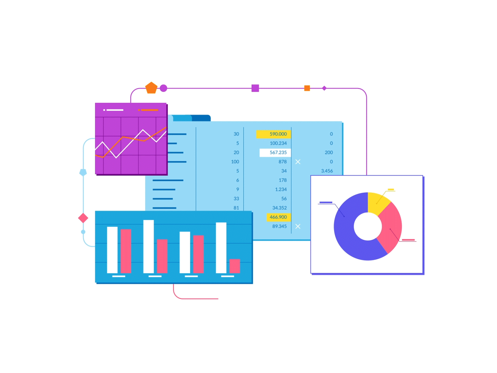 Krunchbox logo animation 3d analytics animation box diagram done gif graphics infographic interface logo animation logo reveal simple software statistic ui