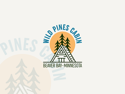Logo Design cabin design illustration jungle logo vector wood