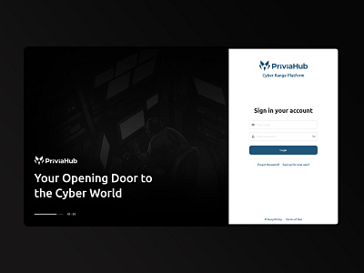 PriviaHub Login 🔑 login login design login form login page login screen login ui register register page sign up signup signup form signup page signup screen signupform website