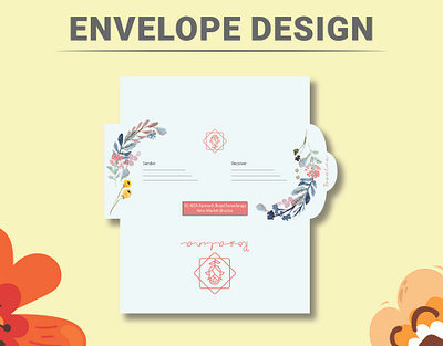 Envelope Design | Branding adobe adobe illustrator branding branding and identity branding design business card mockup cover envelope design envelope mockup flowers graphic design illustrations illustrations／ui mockup packaging design pastel mockup portfolio psd mockups stationary