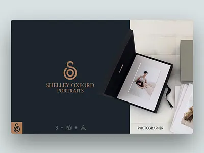 Logo Design Shelley Oxford - Portraits creative logo logo design photographer