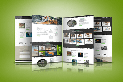 SAVE THE WILD-SAVE THE WORLD agency website animal app branding design lander landingpage ui ux web wild