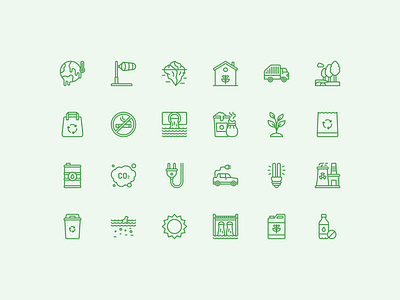 Ecology Icons ecological ecology icon icon icon design icon set icongraphy ui