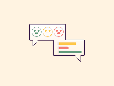 User Feedback Data illustration ui vector