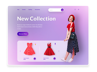 Cloth online Shop branding cloth dress dressing fashion fashion design landingpage minimal modern online shop shopping trend trending trendy design ui ux web design website woman