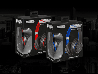Urban Headphones Package headphones package packaging tech urban