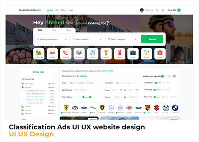 Classification ads Web App UI UX accessoriesar creative design download glasses store ui ui kit uidesign uiux