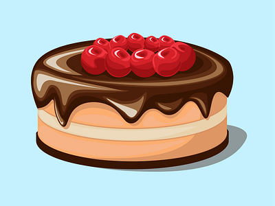 Cake cake food illustraion illustrator images picture vector vector art vector illustration vectorart