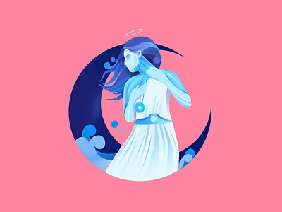 C character illustration typogaphy