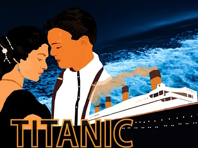 Titanic Illustration digital art digital illustration digital painting digitalart illustration vector